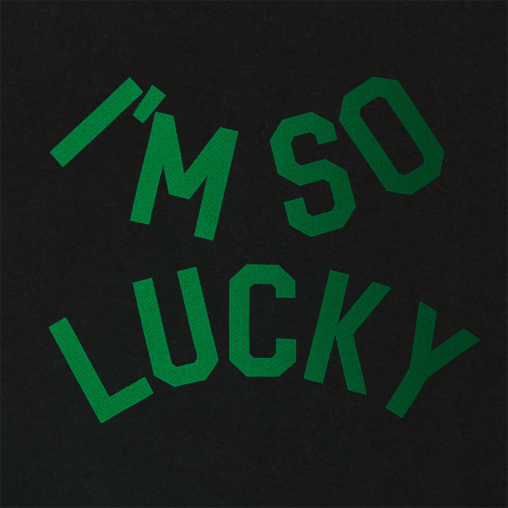 I'M SO LUCKY SWEATSHIRT (BLACK)